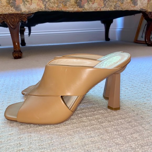 Vince Camuto Averessa Wrapped Heel Peep-Toe Mule - Picture 3 of 3